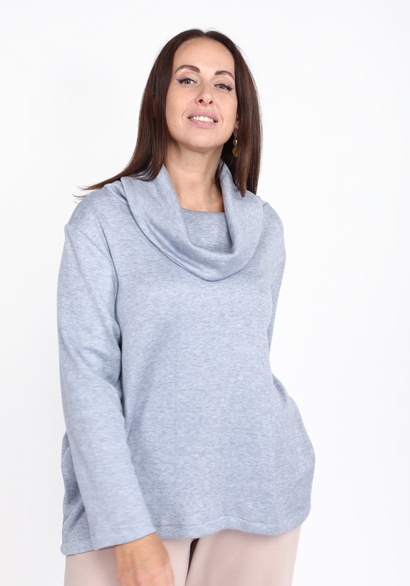 Джемпер с горловиной хомут шир.  580, рис. 5