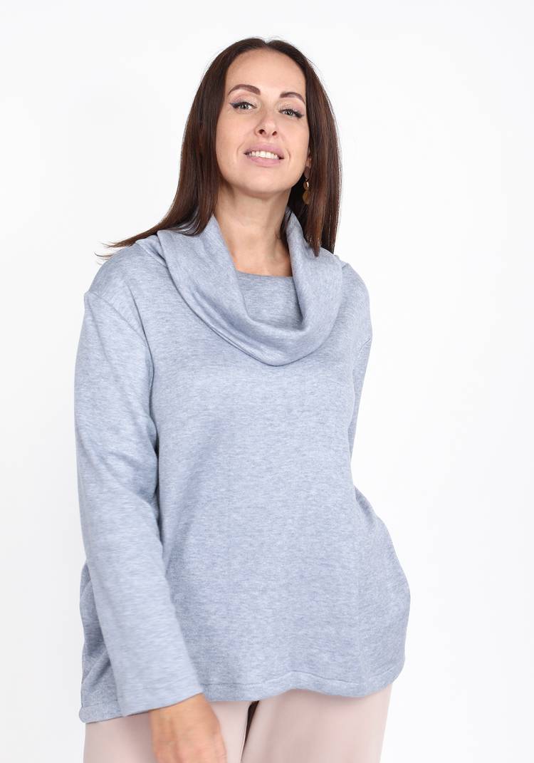 Джемпер с горловиной хомут шир.  750, рис. 5