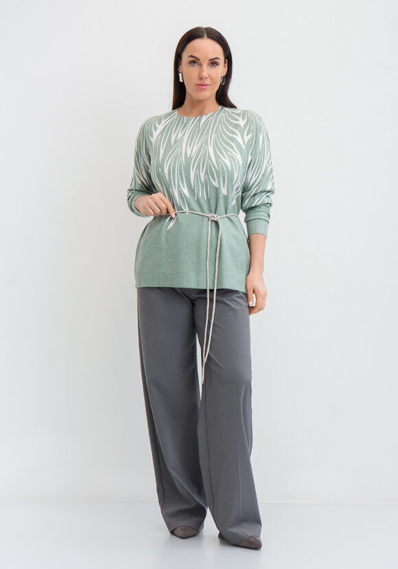 Джемпер Цветочное настроение шир.  580, рис. 2