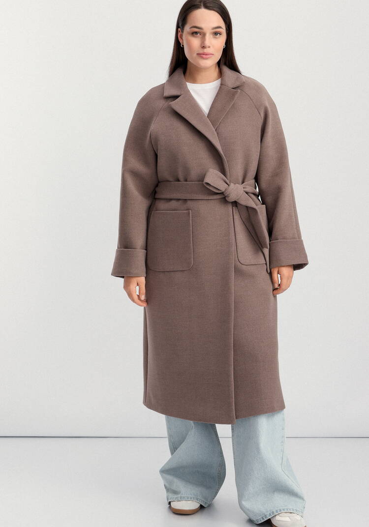 Пальто на подкладе длины миди шир.  750, рис. 19