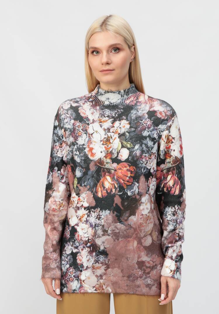 Водолазка Цветочная сказка шир.  750, рис. 10