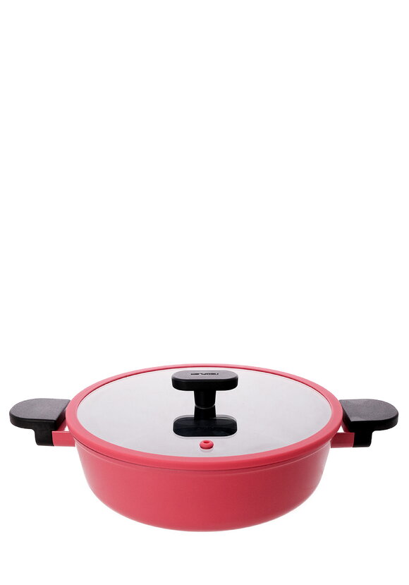 Жаровня со стеклянной крышкой Вива Маджента шир.  580, рис. 1