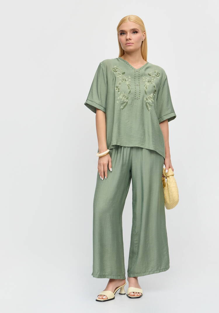 Комплект с вышивкой Живопись природы шир.  750, рис. 2