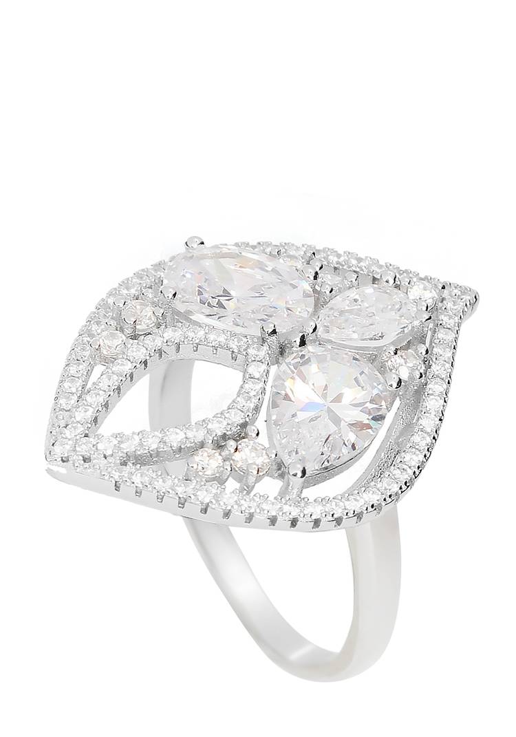 Серебряное кольцоРумба шир.  750, рис. 7