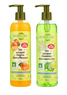 Гель для душа без парабенов, 2 шт