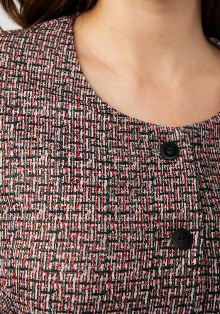 Пиджак укороченный прямого кроя на пуговицах шир.  750, рис. 6