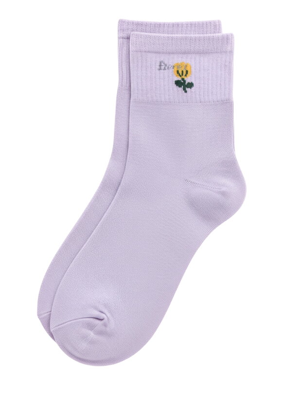 Комплект носочков с цветком 5 штук шир.  580, рис. 5