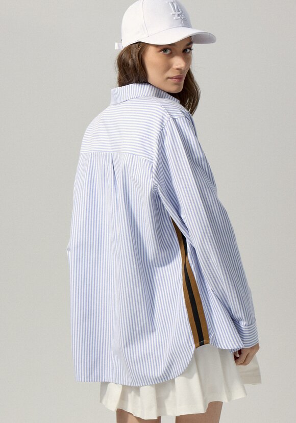 Рубашка в полоску с боковым лампасом шир.  580, рис. 3