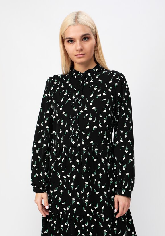 Платье отрезное свободного кроя шир.  580, рис. 9