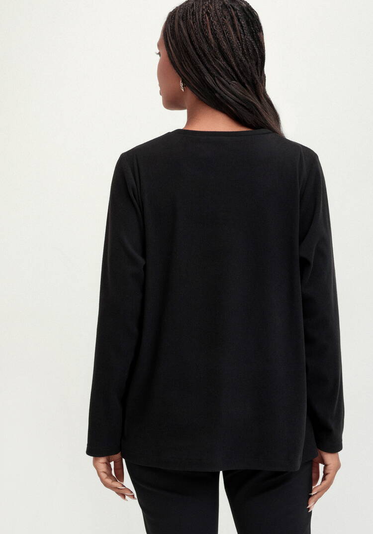 Блуза трикотажная из комбинированной ткани шир.  750, рис. 3