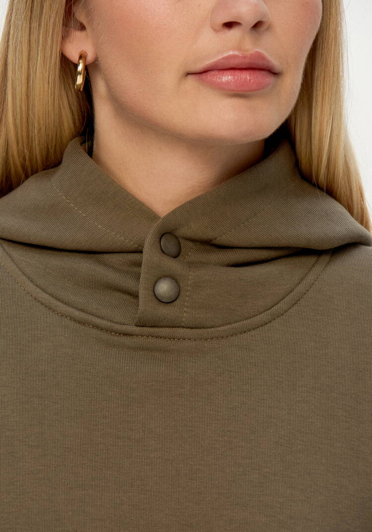 Худи свободного кроя с принтом на спине шир.  750, рис. 34