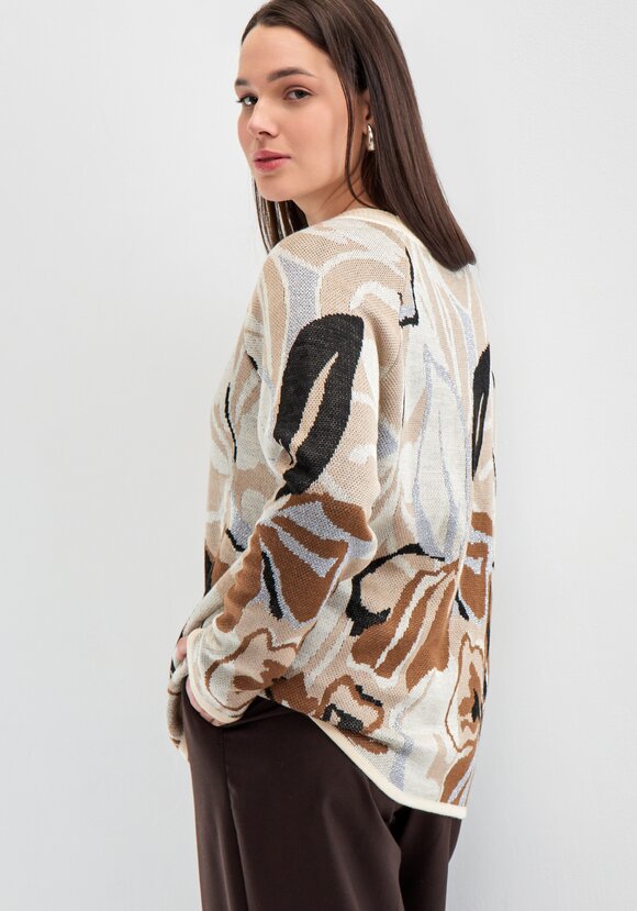 Джемпер с растительным орнаментом шир.  580, рис. 3