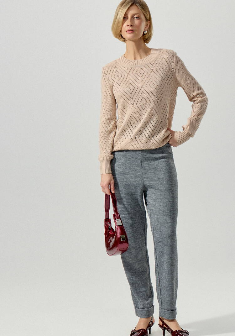 Брюки зауженные книзу шир.  750, рис. 10