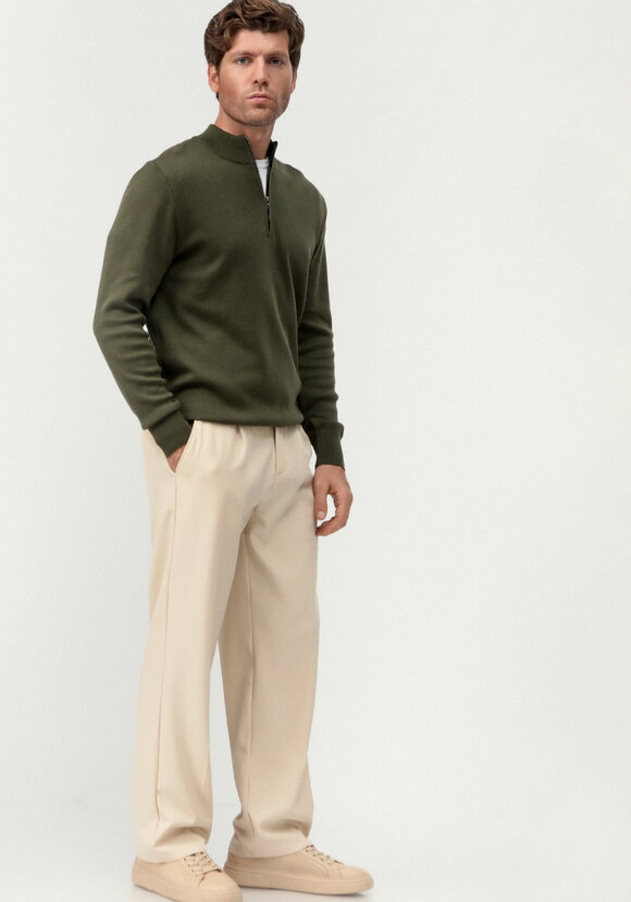 Джемпер с воротником-стойкой на молнии шир.  580, рис. 8