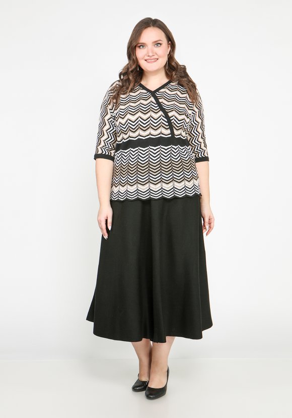 Юбка полусолнце на резинке шир.  580, рис. 11