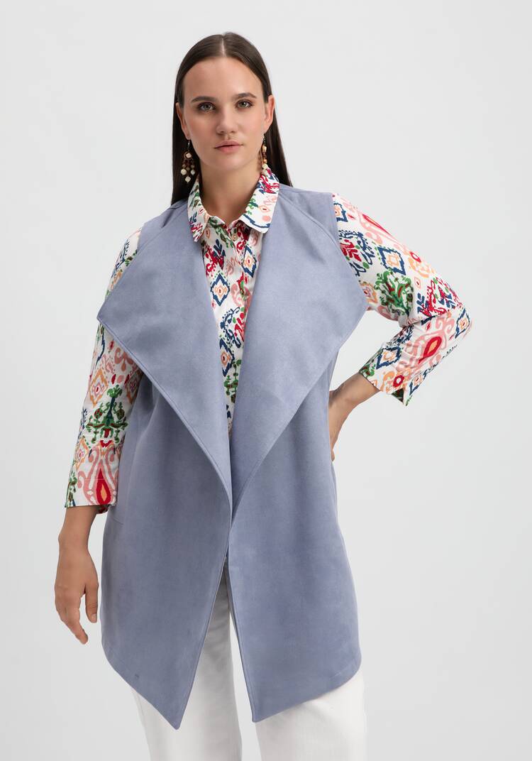 Жилет оверсайз с воротом апаш шир.  750, рис. 10