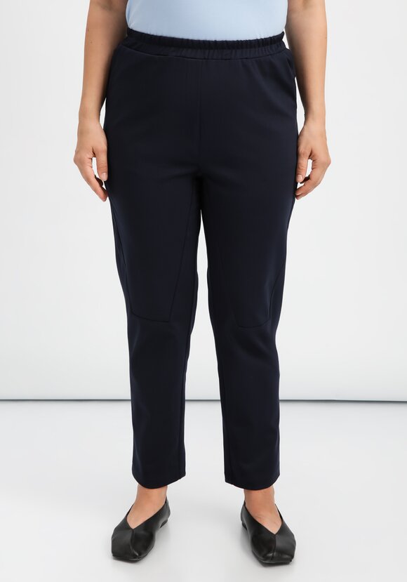 Брюки оригинального кроя на резинке шир.  580, рис. 30