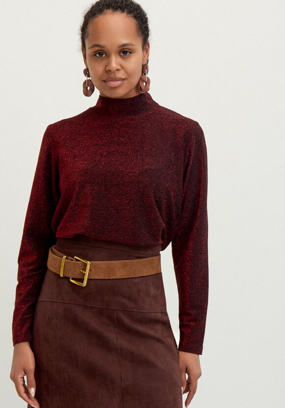 Блуза свободного кроя с мерцанием шир.  580, рис. 24