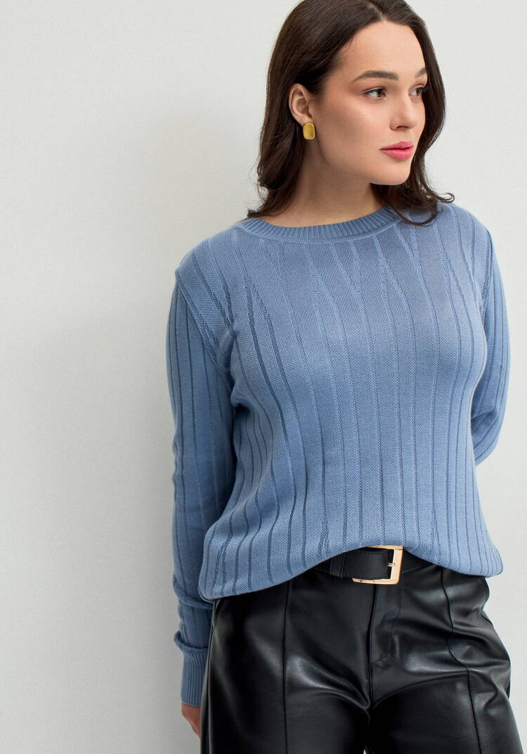 Джемпер с вертикальными полосами шир.  750, рис. 15