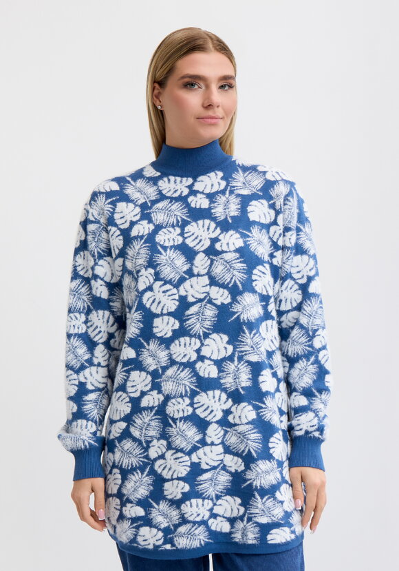 Туника пушистая с принтом шир.  580, рис. 16