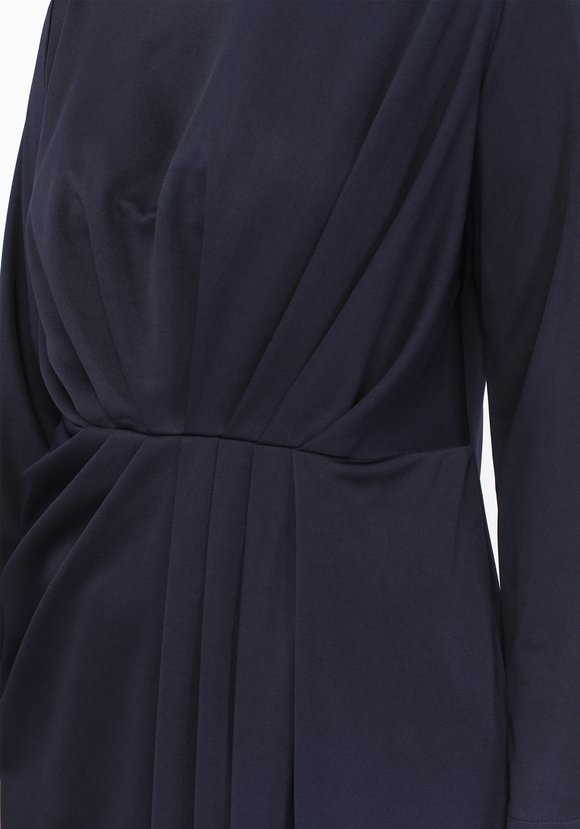 Блуза с драпировкой на талии шир.  580, рис. 6