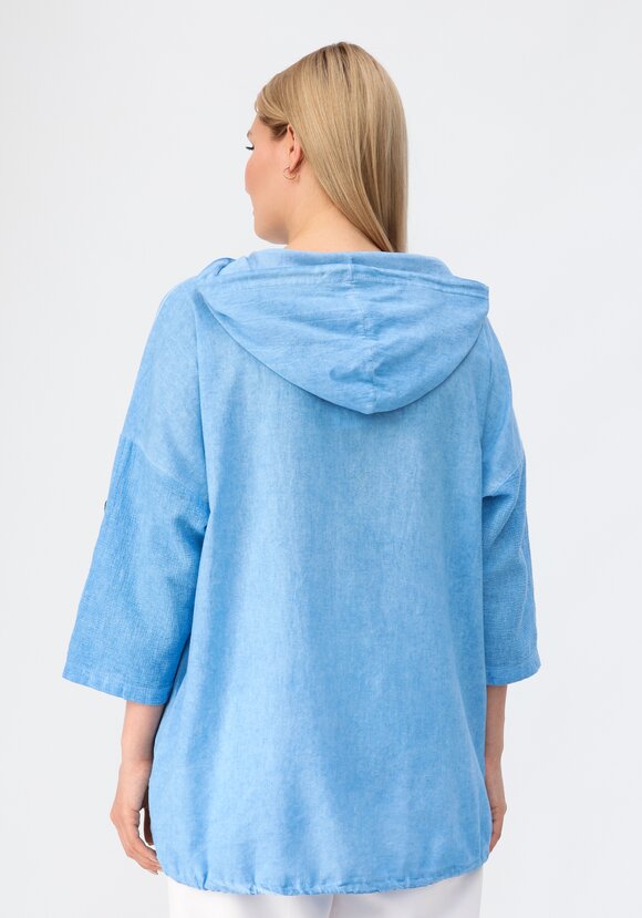 Блуза с капюшоном Милена шир.  580, рис. 3