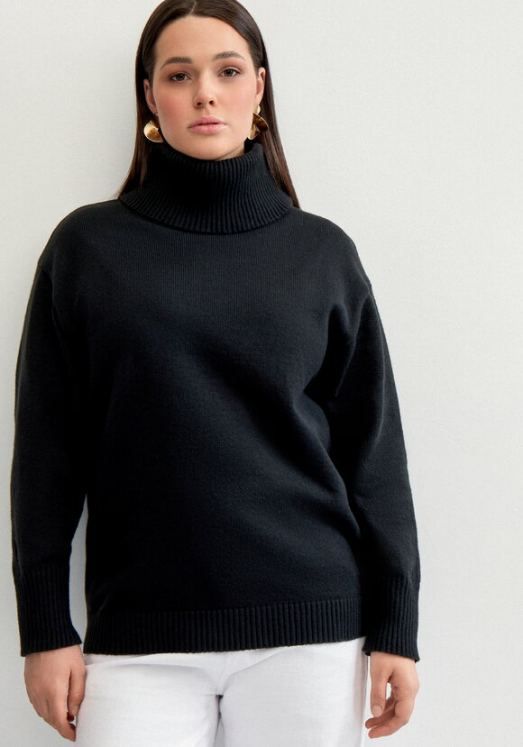 Свитер с объемным воротом шир.  580, рис. 18