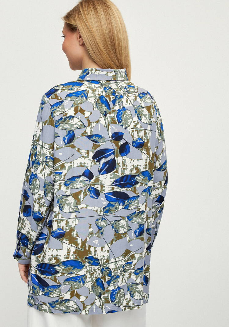 Блуза Калейдоскоп лепестков шир.  750, рис. 11