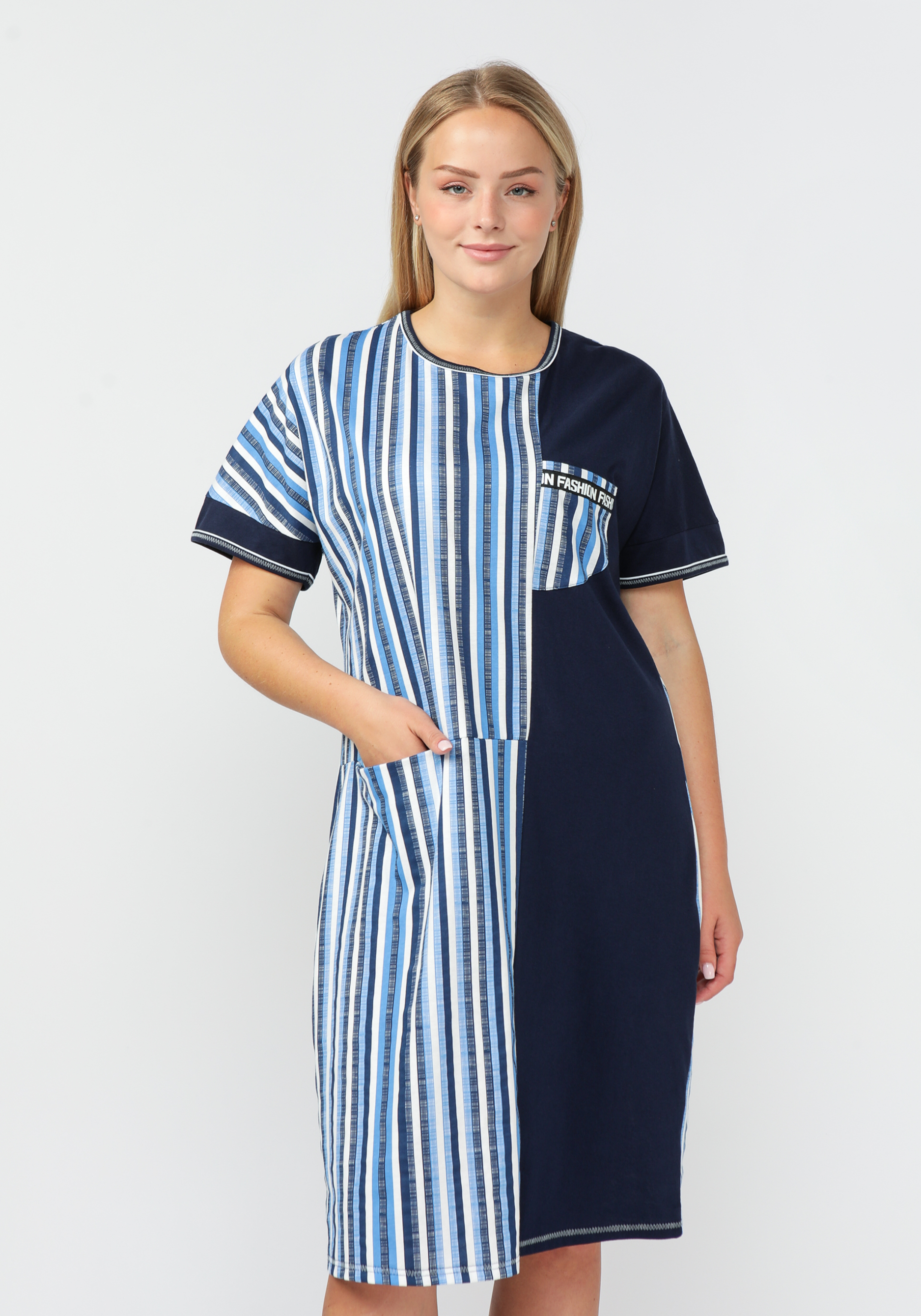 Платье "Нора" ТМ ТЕКСПЛЮС, цвет мультиколор, размер 60 - фото 2