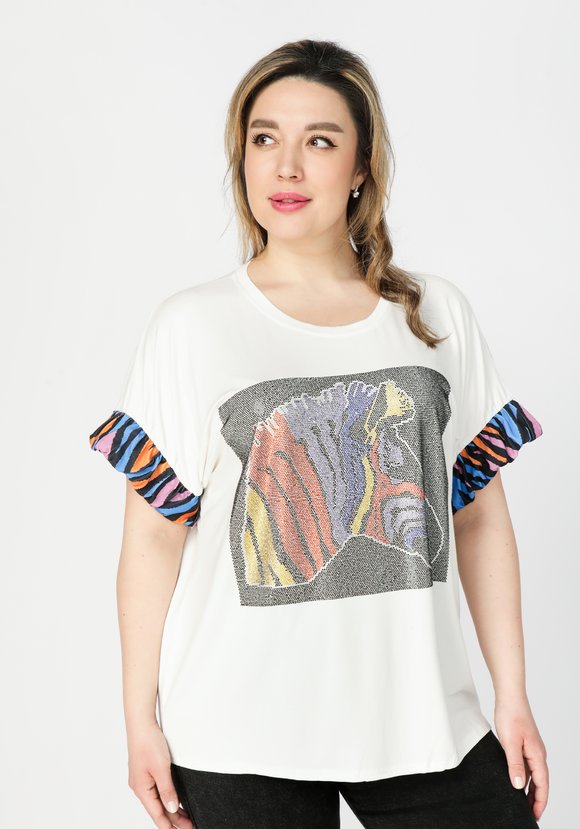 Футболка женская Роза шир.  580, рис. 26