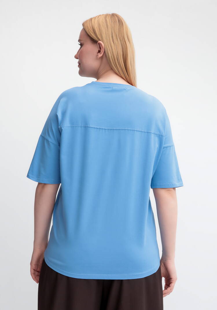 Футболка с принтом Зеленый цветок шир.  750, рис. 33