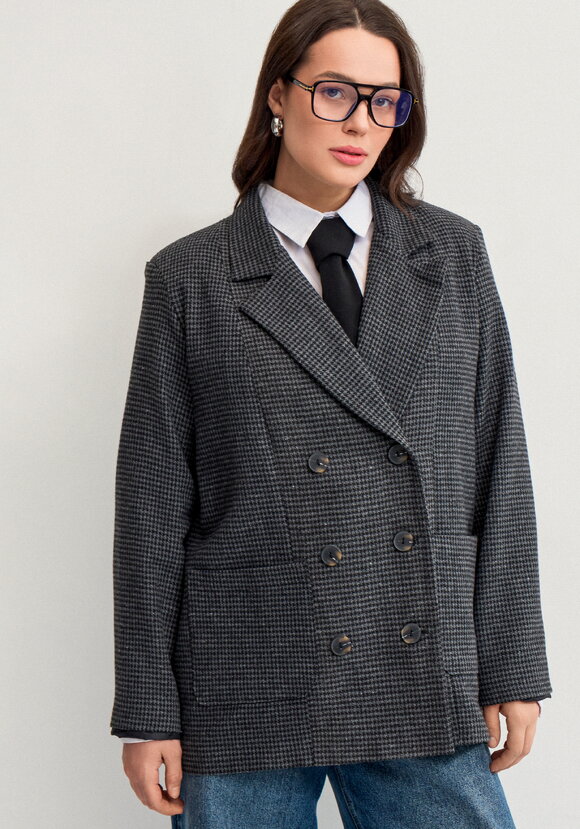 Жакет Строгий комфорт шир.  580, рис. 11