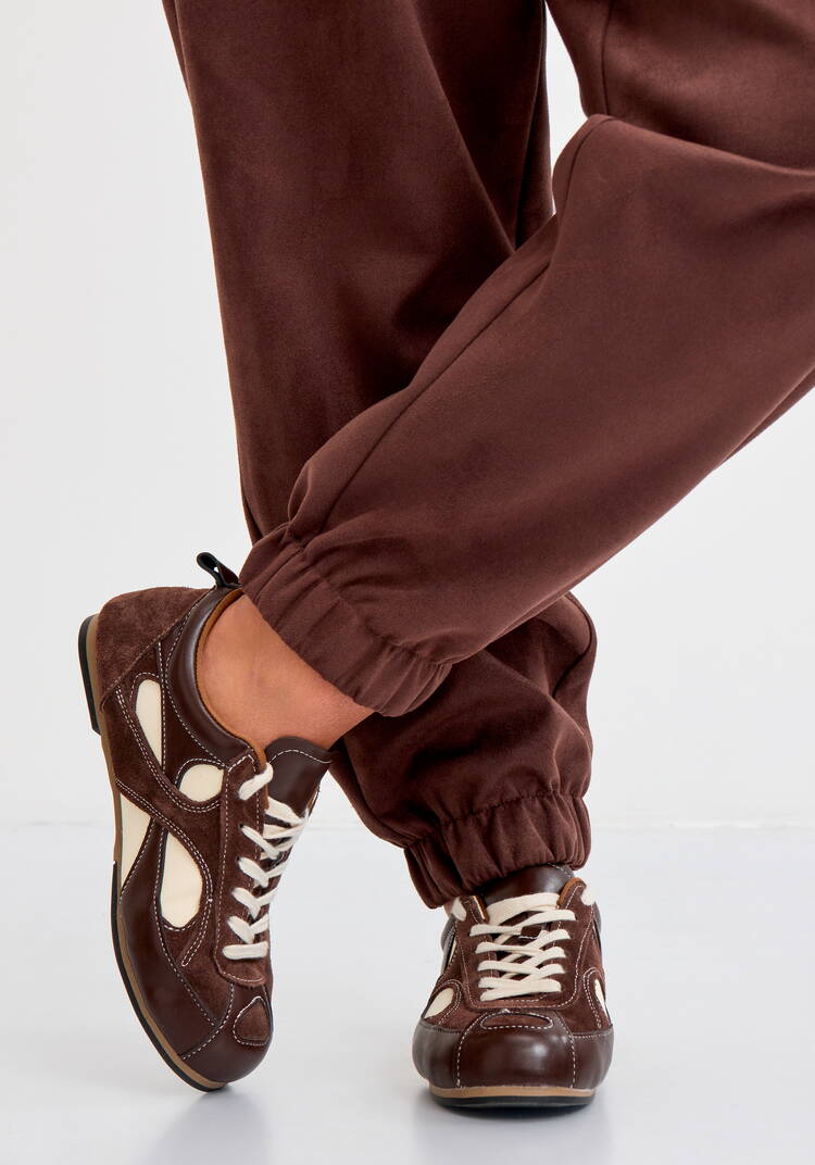 Брюки замшевые на резинке шир.  750, рис. 5