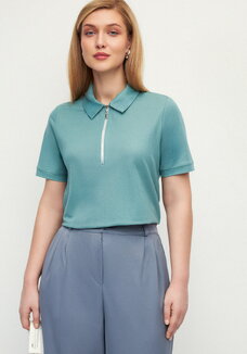 Поло на молнии Жанна