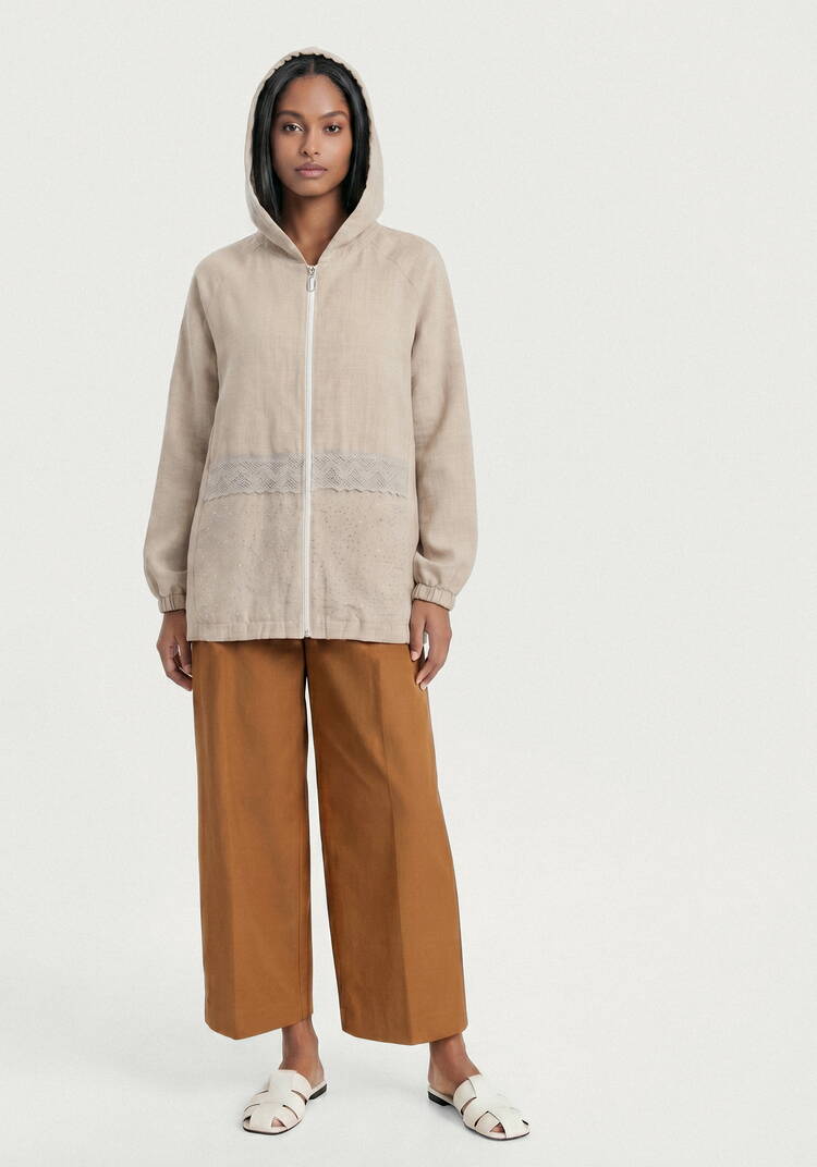 Жакет изо льна Зов души шир.  750, рис. 17