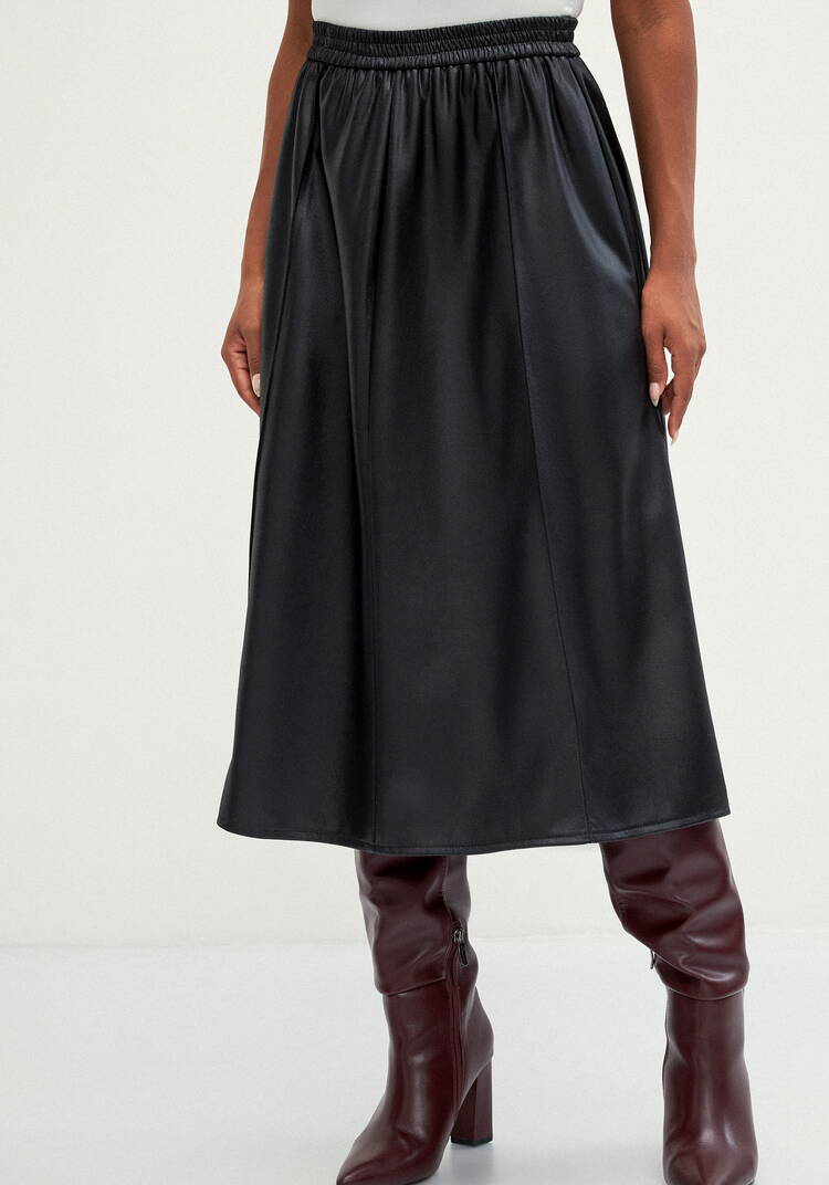 Юбка А-образного кроя трикотажная шир.  750, рис. 11