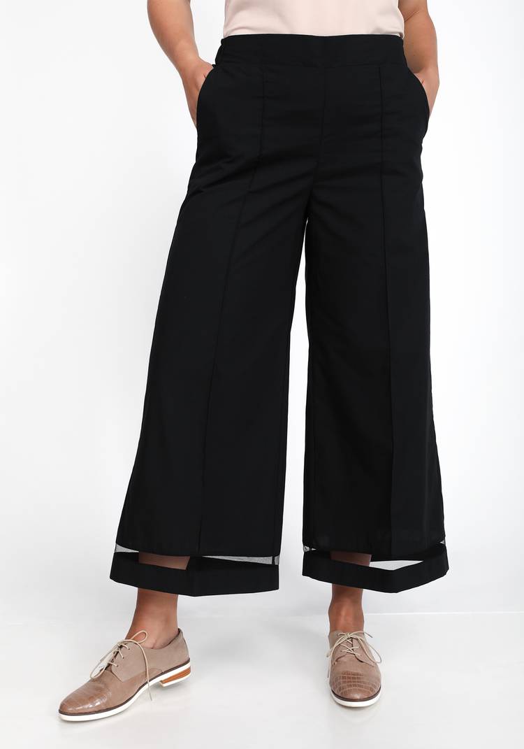 Брюки-кюлоты с декоративными вставками шир.  750, рис. 6