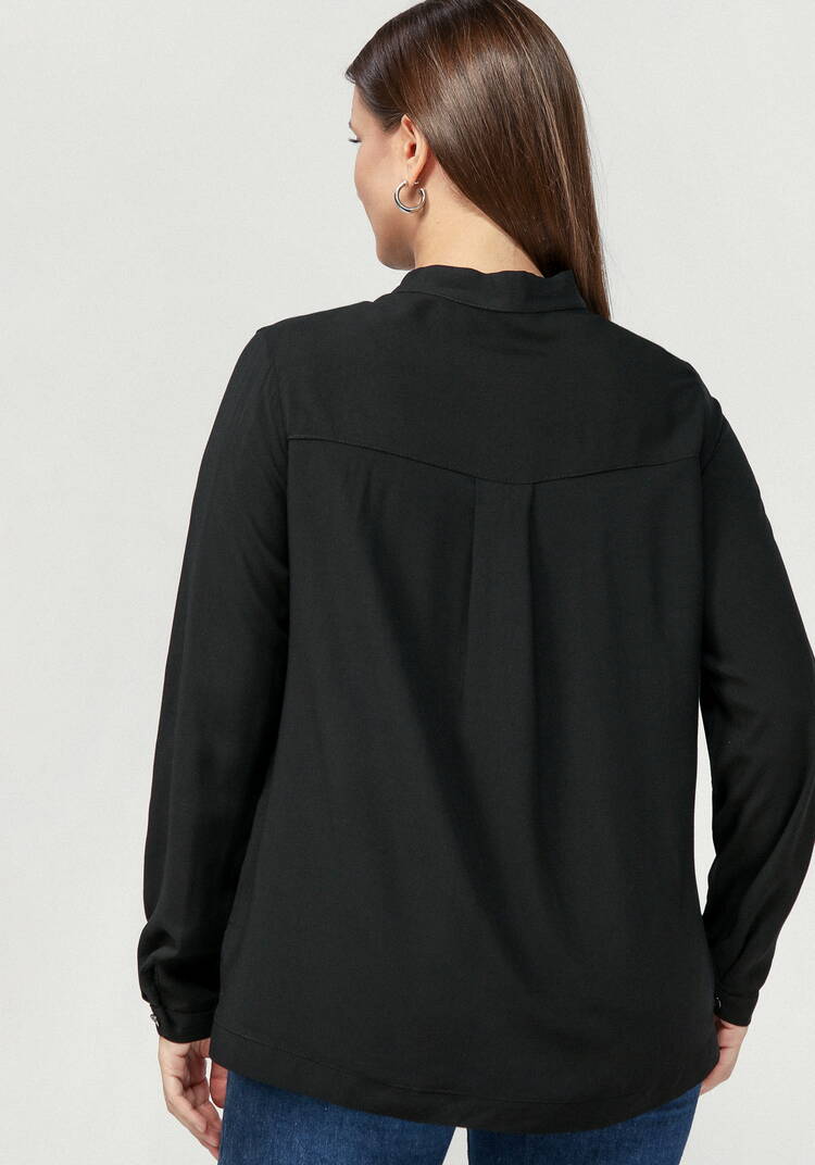 Блуза базовая с планкой на груди шир.  750, рис. 17