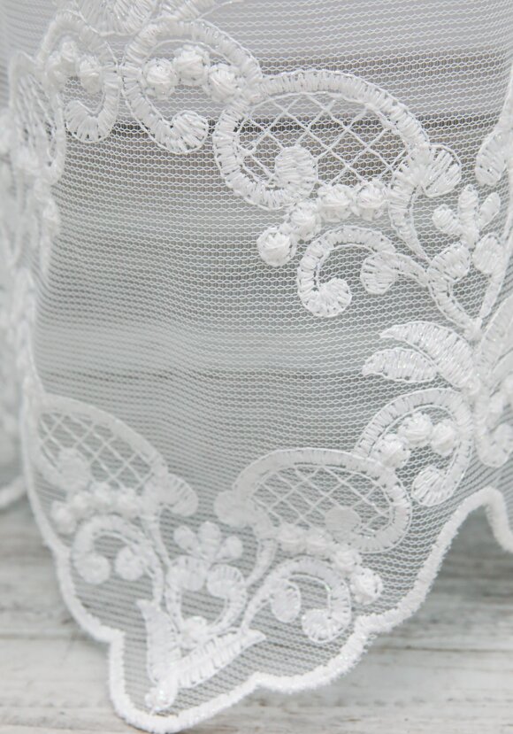 Тюль-сетка с вышивкой шир.  580, рис. 17