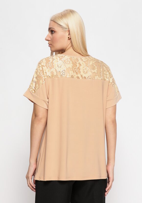 Блуза   с  кружевом шир.  580, рис. 8