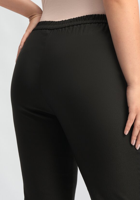 Брюки прямые с поясом на резинке по спинке шир.  580, рис. 5