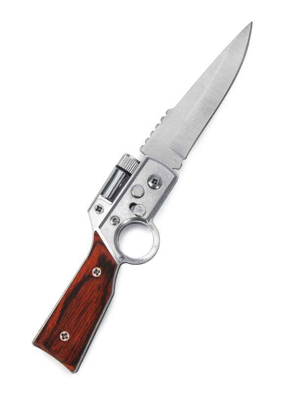 Нож складной с фонариком шир.  580, рис. 1