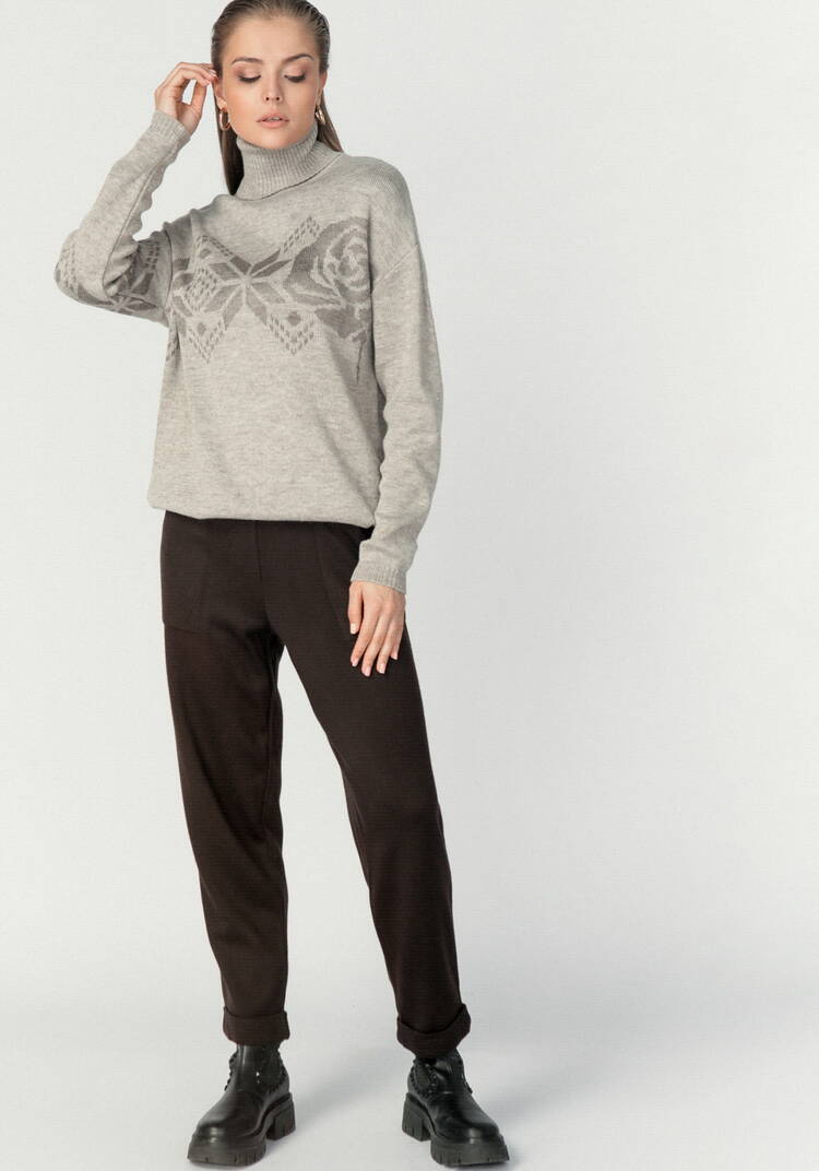 Брюки зауженные книзу шир.  750, рис. 38