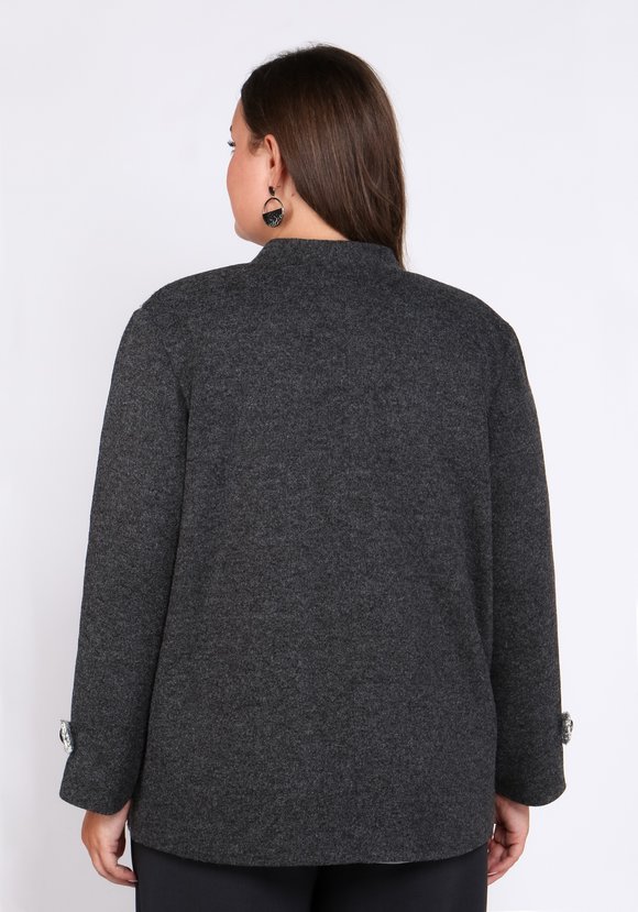 Жакет с комбинированными вставками шир.  580, рис. 3