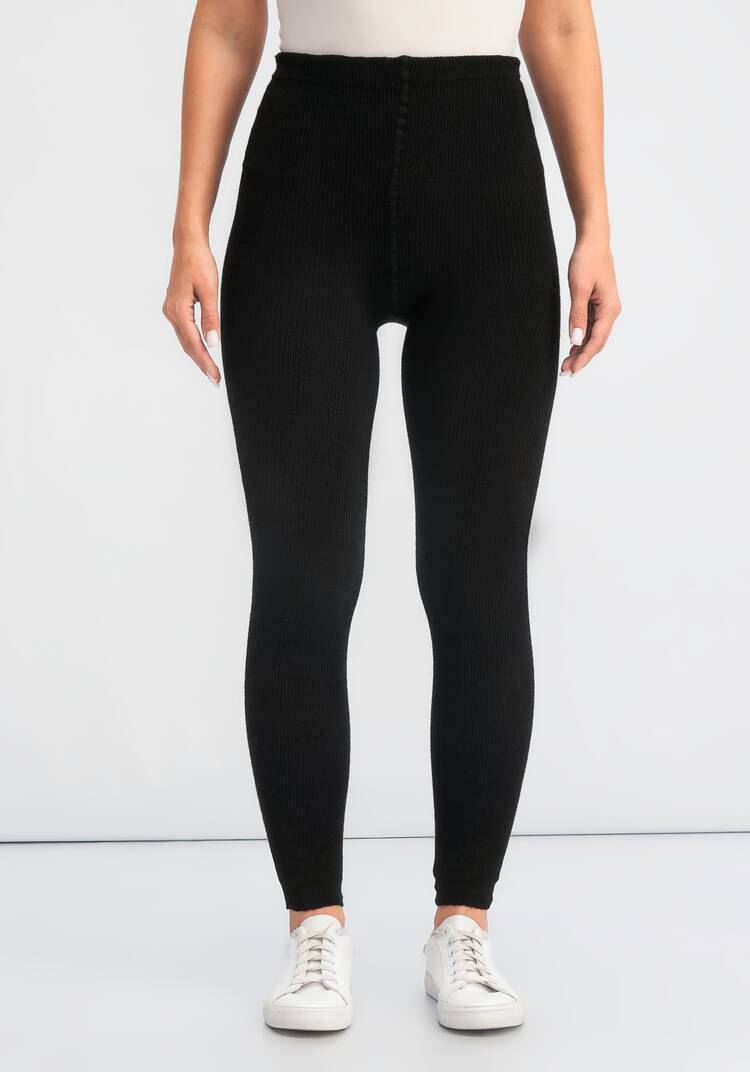 Леггинсы плотные из шерсти мериноса шир.  750, рис. 4