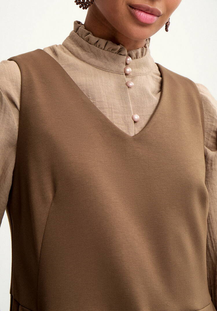 Сарафан с пуговицами по низу шир.  750, рис. 5