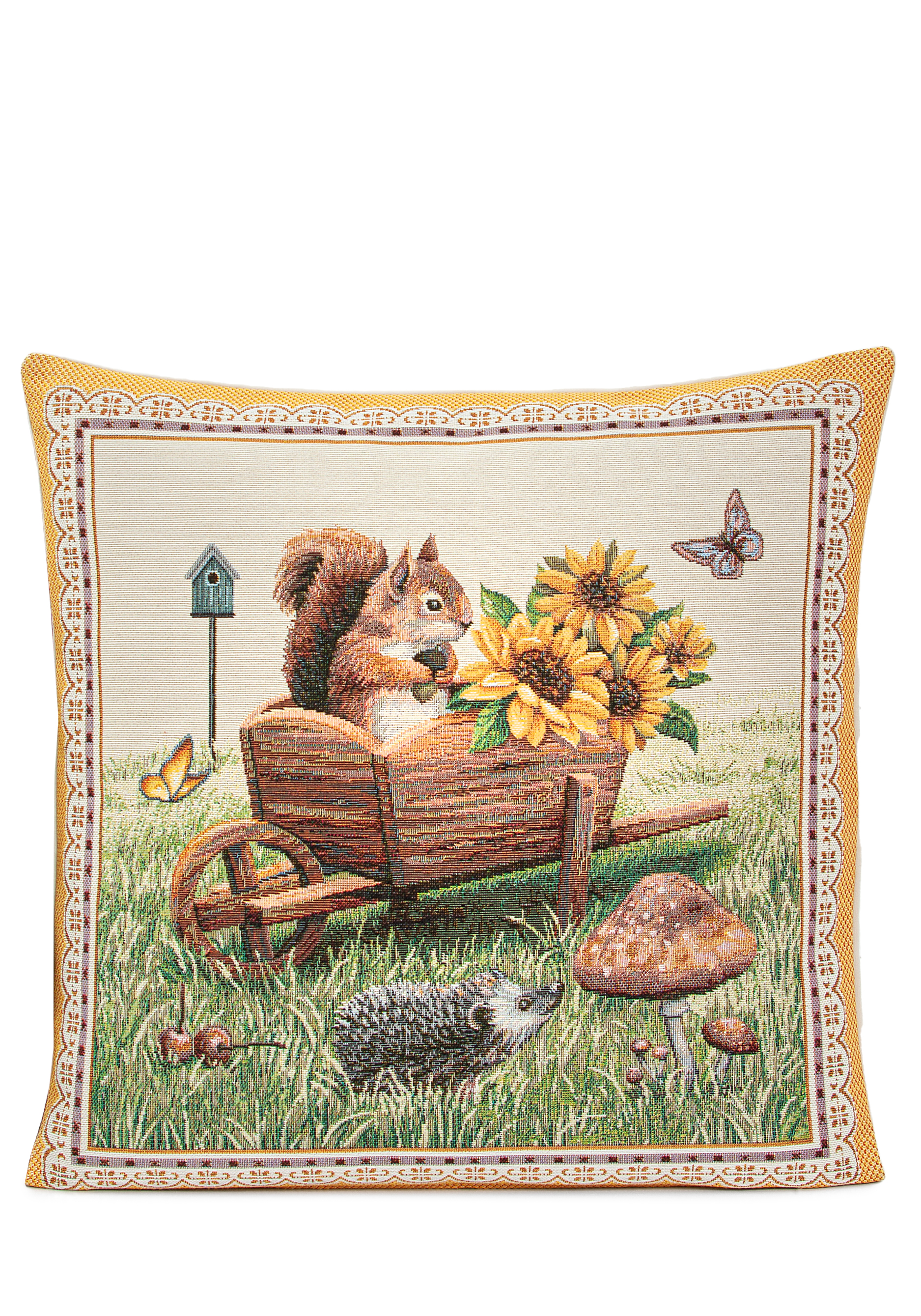 

Гобеленовая наволочка "Пришла весна", Мультиколор