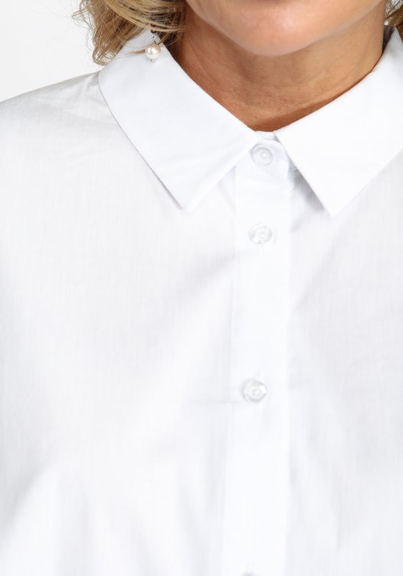 Блуза хлопковая с объемным рукавом на резинке шир.  580, рис. 8