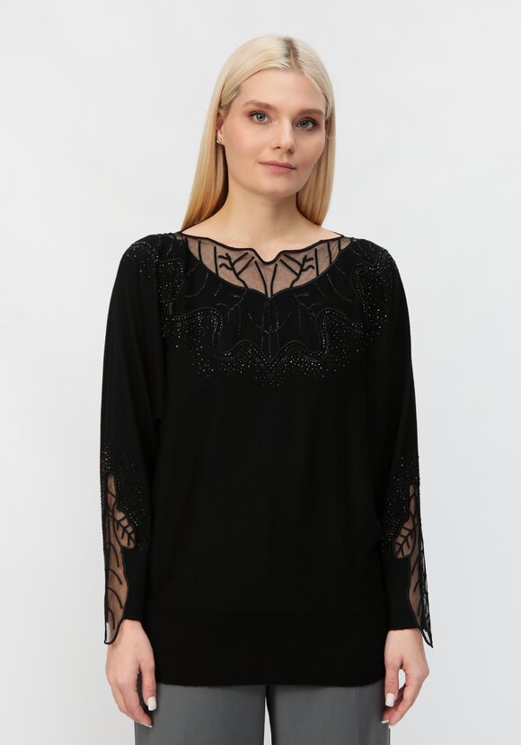 Джемпер Туманная легкость шир.  580, рис. 4