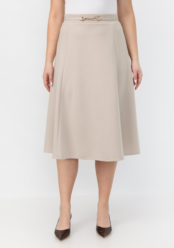 Юбка А-силуэта с защипами шир.  580, рис. 10